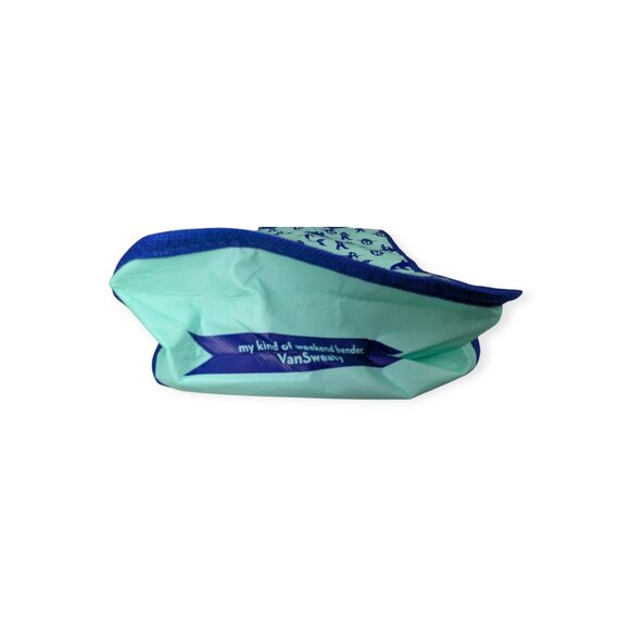 Lululemon Blue and Green Mermaid Whales Graphic Tote 12" x 9" - Picture 3 of 8